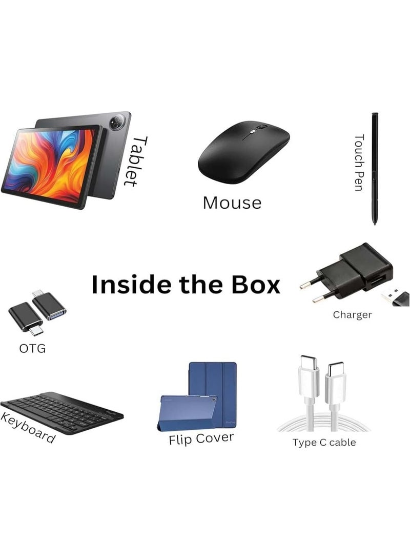 ELTRAZONE TAB 14 Tablet – 11-Inch IPS Display, 8GB RAM, 512GB Storage, 5G Network, 8000mAh Battery, Octa-Core 2.0GHz, Android 14, Dual Cameras | Tablet for Work, Study & Entertainment - Image 4